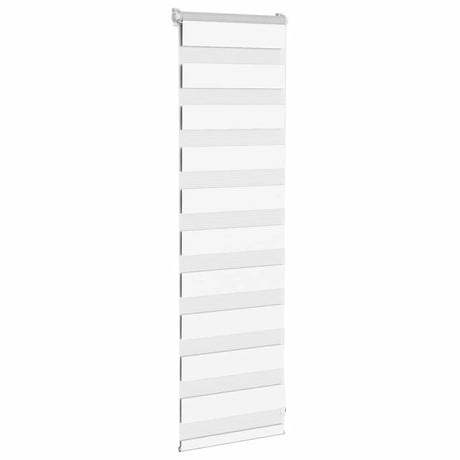 Vidaxx Zebra-Rollo 45x100 cm Stoffbreite 40,9 cm Polyester weiß