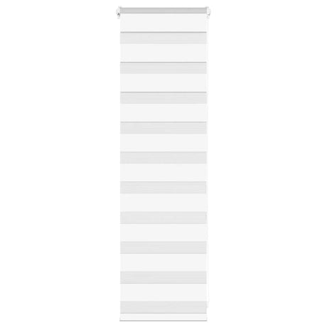 Vidaxx Zebra-Rollo 50x100 cm Stoffbreite 45,9 cm Polyester weiß