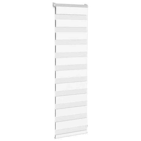 Vidaxx Zebra-Rollo 50x100 cm Stoffbreite 45,9 cm Polyester weiß