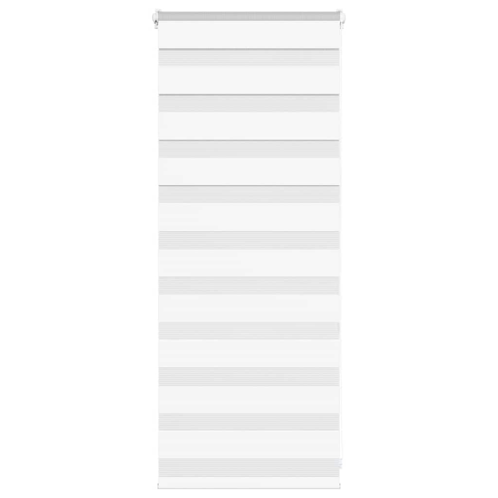 Vidaxx Zebra-Rollo 60x100 cm Stoffbreite 55,9 cm Polyester weiß
