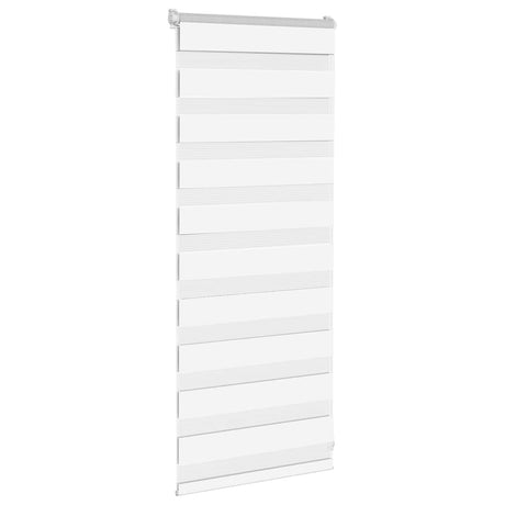 Vidaxx Zebra-Rollo 60x100 cm Stoffbreite 55,9 cm Polyester weiß