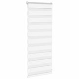 Vidaxx Zebra-Rollo 65x100 cm Stoffbreite 60,9 cm Polyester weiß