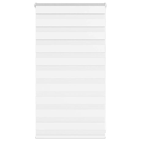 VidaXL Zebrarollo 70x100 cm Stoffbreite 65,9 cm Polyester weiß