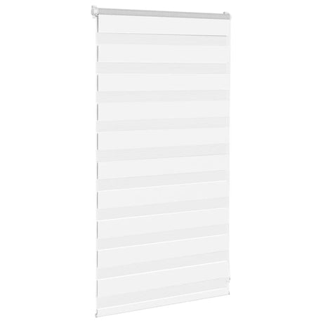 VidaXL Zebrarollo 70x100 cm Stoffbreite 65,9 cm Polyester weiß