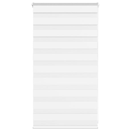 VidaXL Zebrarollo 75x100 cm Stoffbreite 70,9 cm Polyester weiß