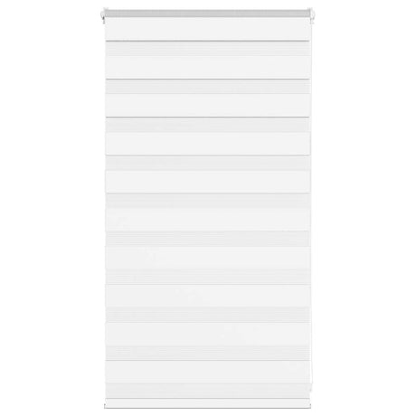 VidaXL Zebrarollo 85x100 cm Stoffbreite 80,9 cm Polyester weiß