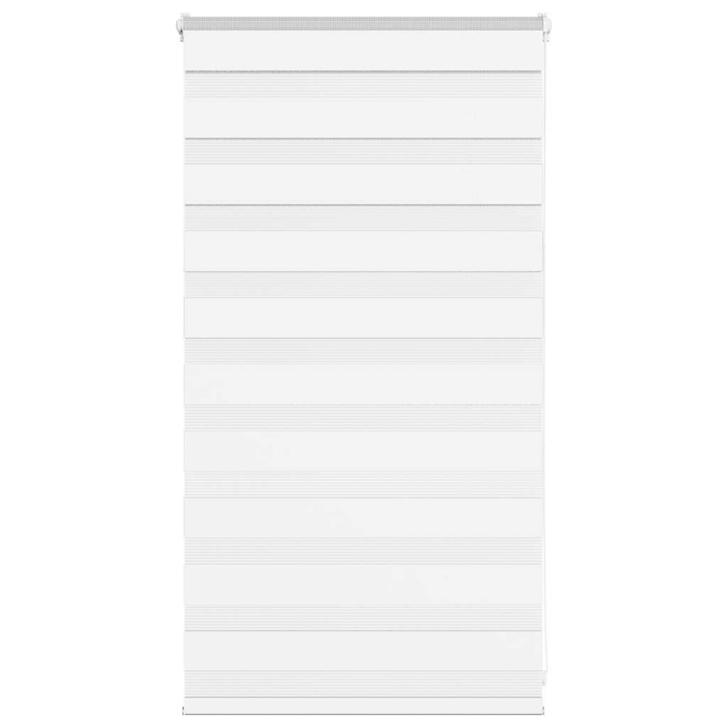 VidaXL Zebrarollo 90x100 cm Stoffbreite 85,9 cm Polyester weiß