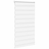 VidaXL Zebrarollo 90x100 cm Stoffbreite 85,9 cm Polyester weiß