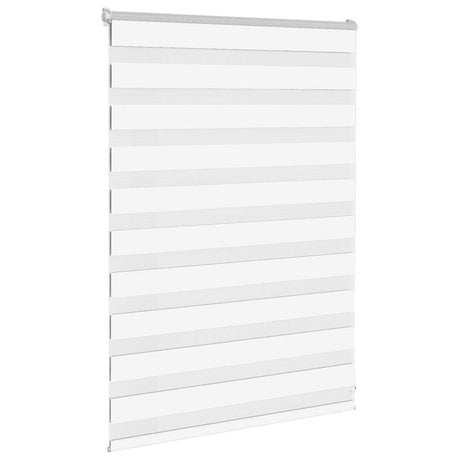 VidaXL Zebrarollo 105x100 cm Stoffbreite 100,9 cm Polyester weiß