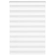 VidaXL Zebrarollo 110x100 cm Stoffbreite 105,9 cm Polyester weiß