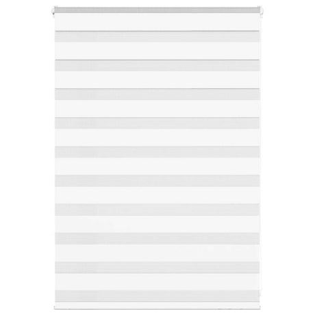 VidaXL Zebrarollo 110x100 cm Stoffbreite 105,9 cm Polyester weiß