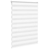 VidaXL Zebrarollo 110x100 cm Stoffbreite 105,9 cm Polyester weiß