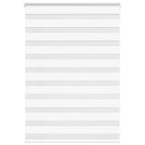 VidaXL Zebrarollo 115x100 cm Stoffbreite 110,9 cm Polyester weiß