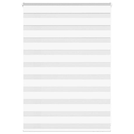 VidaXL Zebrarollo 115x100 cm Stoffbreite 110,9 cm Polyester weiß