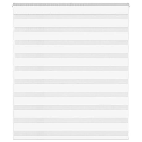 VidaXL Zebrarollo 120x100 cm Stoffbreite 115,9 cm Polyester weiß
