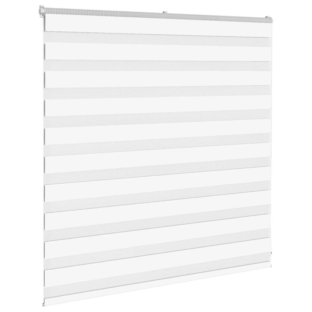 VidaXL Zebrarollo 150x100 cm Stoffbreite 145,9 cm Polyester weiß