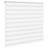 VidaXL Zebrarollo 160x100 cm Stoffbreite 155,9 cm Polyester weiß