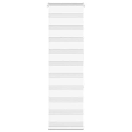 VidaXL Zebra-Rollo 40x150 cm Stoffbreite 35,9 cm Polyester weiß