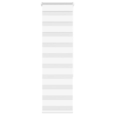 Vidaxx Zebra-Rollo 45x150 cm Stoffbreite 40,9 cm Polyester weiß