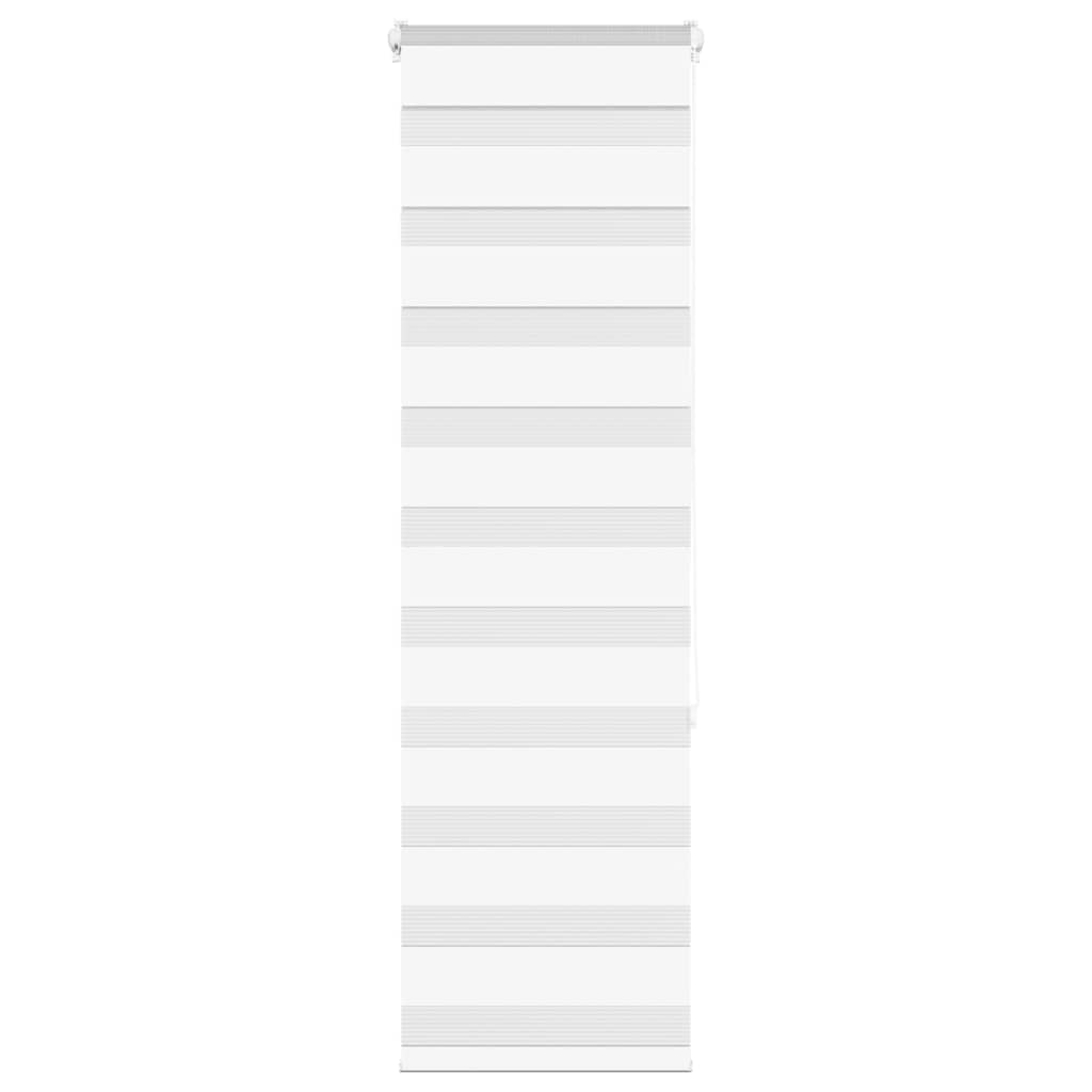 Vidaxx Zebra-Rollo 50x150 cm Stoffbreite 45,9 cm Polyester weiß