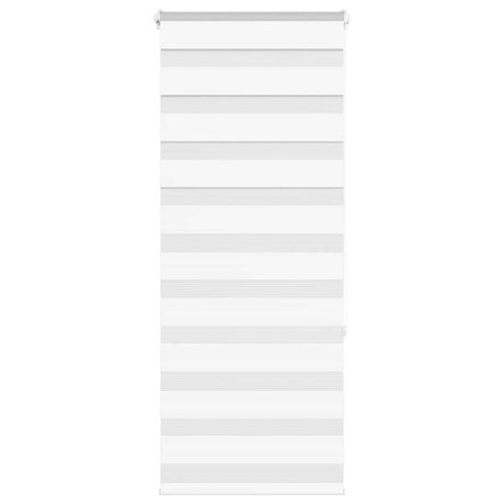 Vidaxx Zebra-Rollo 60x150 cm Stoffbreite 55,9 cm Polyester weiß