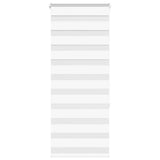 VidaXL Zebra-Rollo 65x150 cm Stoffbreite 60,9 cm Polyester weiß