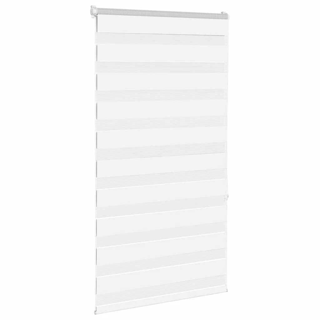 Vidaxx Zebra-Rollo 85x150 cm Stoffbreite 80,9 cm Polyester weiß