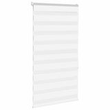 Vidaxx Zebra-Rollo 85x150 cm Stoffbreite 80,9 cm Polyester weiß