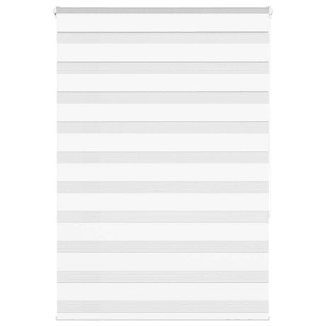 Vidaxx Zebra-Rollo 100x150 cm Stoffbreite 95,9 cm Polyester weiß