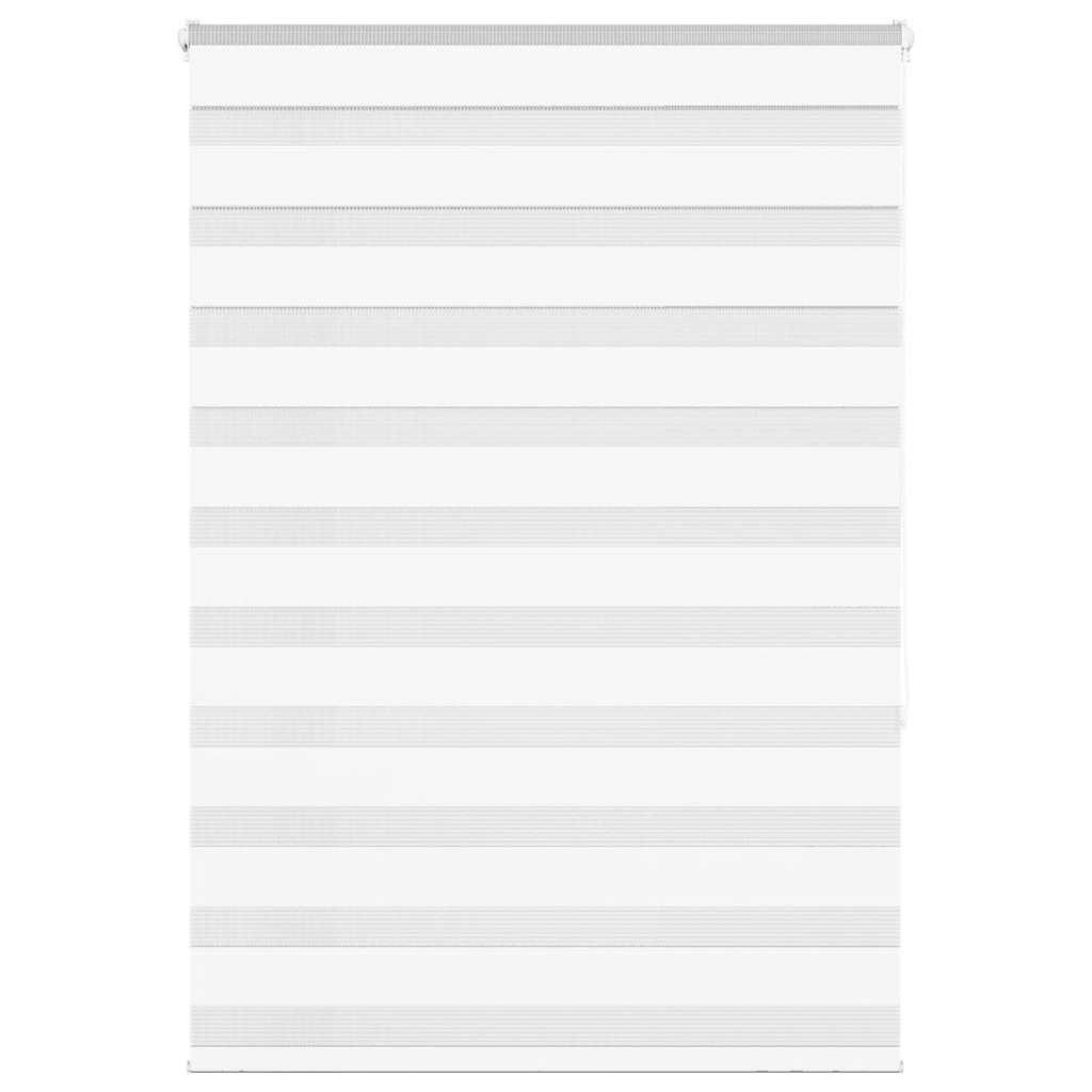 VidaXL Zebra-Rollo 105x150 cm Stoffbreite 100,9 cm Polyester weiß