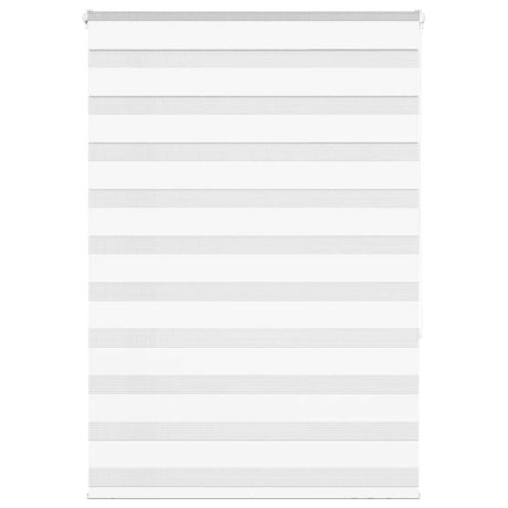 VidaXL Zebra-Rollo 105x150 cm Stoffbreite 100,9 cm Polyester weiß