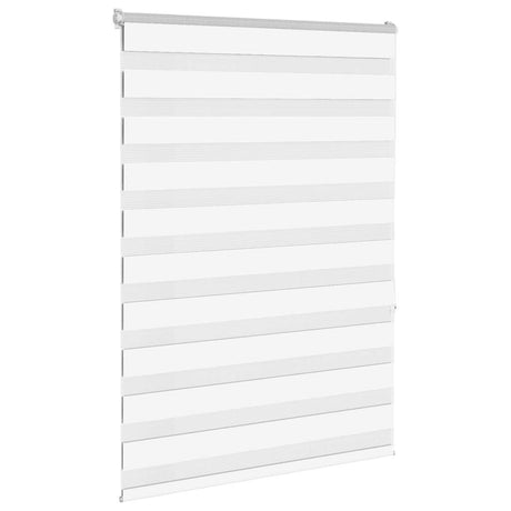 VidaXL Zebra-Rollo 110x150 cm Stoffbreite 105,9 cm Polyester weiß