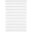 VidaXL Zebra-Rollo 115x150 cm Stoffbreite 110,9 cm Polyester weiß