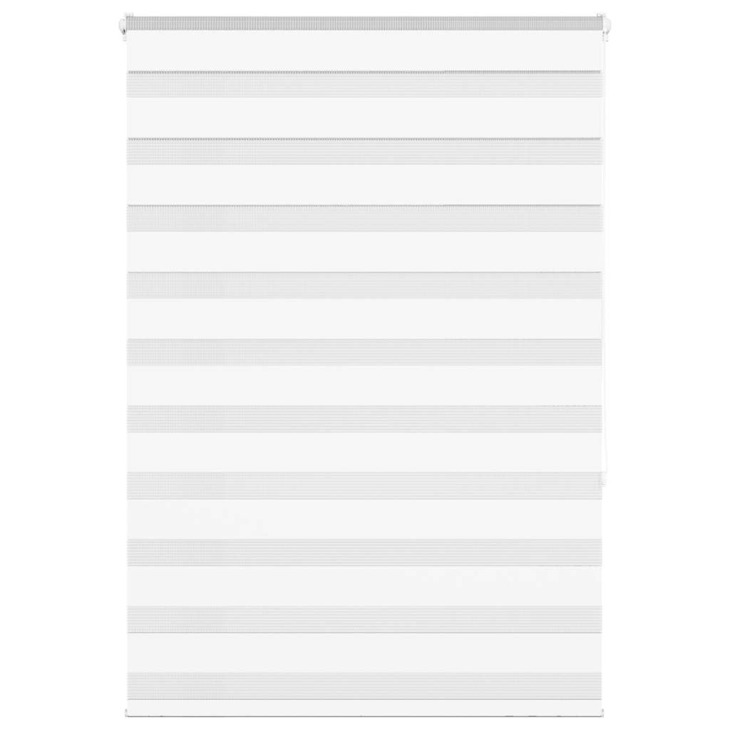 VidaXL Zebra-Rollo 115x150 cm Stoffbreite 110,9 cm Polyester weiß