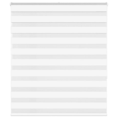 VidaXL Zebra-Rollo 120x150 cm Stoffbreite 115,9 cm Polyester weiß