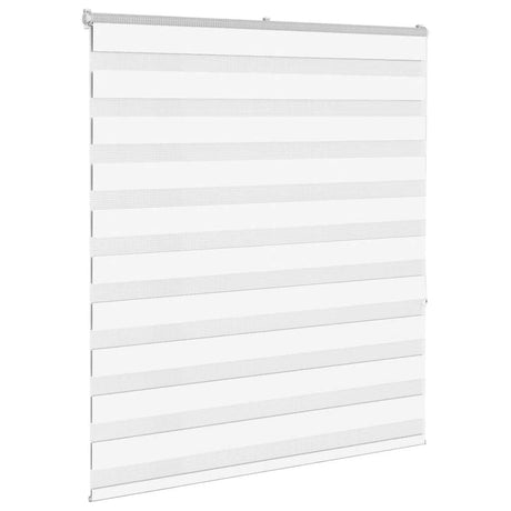 VidaXL Zebra-Rollo 120x150 cm Stoffbreite 115,9 cm Polyester weiß