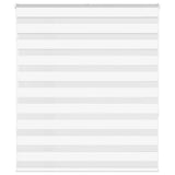 VidaXL Zebra-Rollo 130x150 cm Stoffbreite 125,9 cm Polyester weiß
