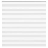 VidaXL Zebra-Rollo 140x150 cm Stoffbreite 135,9 cm Polyester weiß