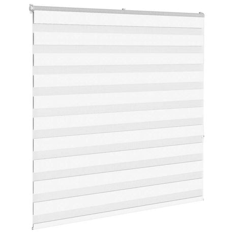 VidaXL Zebra-Rollo 150x150 cm Stoffbreite 145,9 cm Polyester Weiß