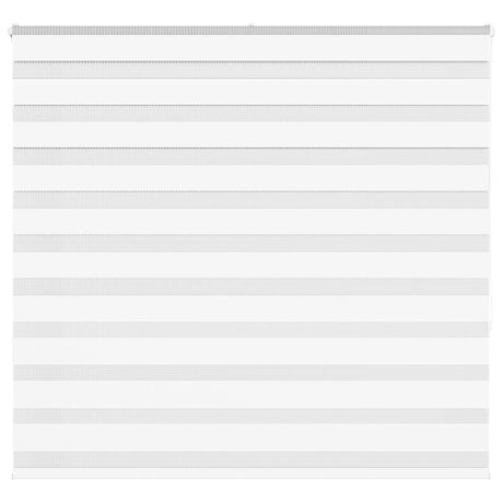 VidaXL Zebra-Rollo 155x150 cm Stoffbreite 150,9 cm Polyester weiß