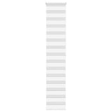 VidaXL Zebra-Rollo 40x200 cm Stoffbreite 35,9 cm Polyester Weiß