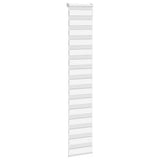 VidaXL Zebra-Rollo 45x200 cm Stoffbreite 40,9 cm Polyester Weiß