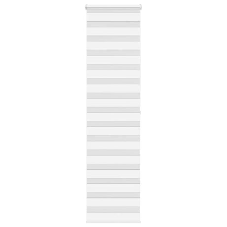 Vidaxx Zebra-Rollo 55x200 cm Stoffbreite 50,9 cm Polyester weiß