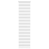 VidaXL Zebra-Rollo 65x200 cm Stoffbreite 60,9 cm Polyester Weiß