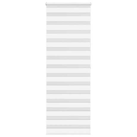 VidaXL Zebra-Rollo 70x200 cm Stoffbreite 65,9 cm Polyester weiß