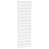 VidaXL Zebra-Rollo 70x200 cm Stoffbreite 65,9 cm Polyester weiß