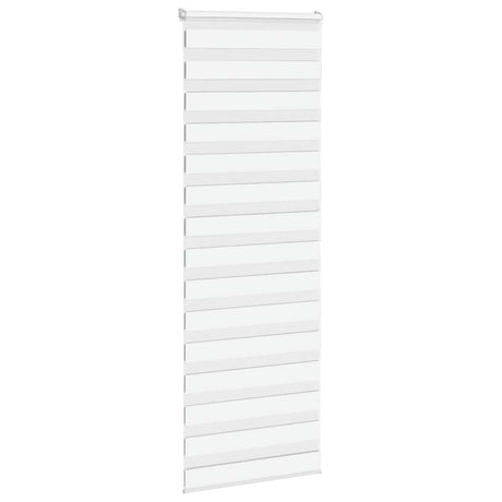 Vidaxx Zebra-Rollo 75x200 cm Stoffbreite 70,9 cm Polyester weiß