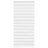 VidaXL Zebra-Rollo 100x200 cm Stoffbreite 95,9 cm Polyester Weiß