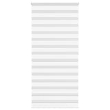 VidaXL Zebra-Rollo 115x200 cm Stoffbreite 110,9 cm Polyester weiß
