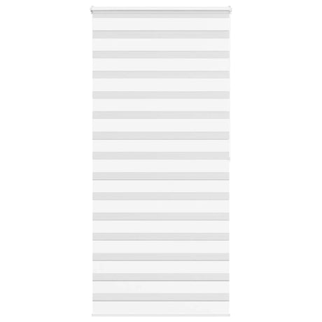 VidaXL Zebra-Rollo 115x200 cm Stoffbreite 110,9 cm Polyester weiß